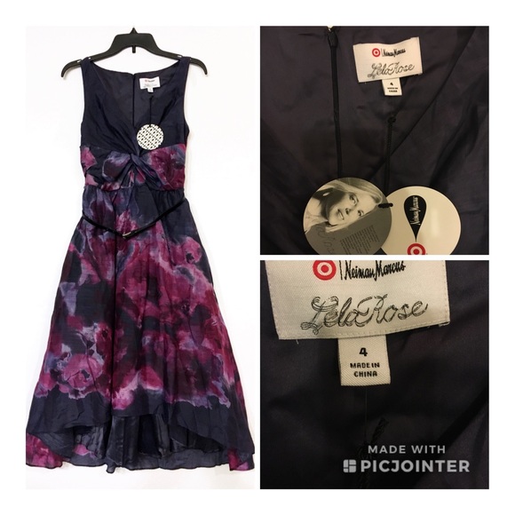 NWT Lela Rose Nieman Marcus Watercolor Dress - Picture 7 of 7